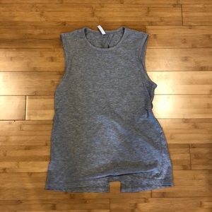 Fabletics muscle tank with open back detail sz sm